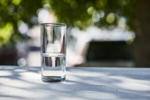 glass half full or glass half empty